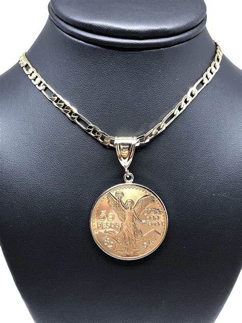 Centenario Mexican Coin Gold Plated 24k Centenario Mexicano Etsy