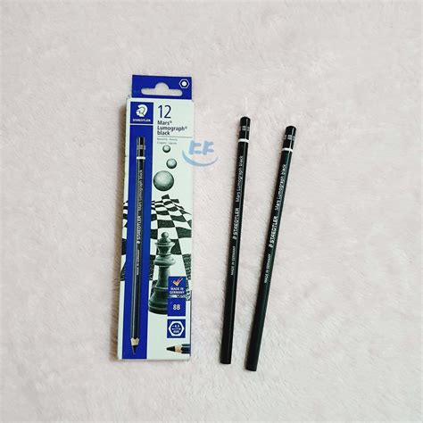 Jual Pensil Kayu 8B Staedtler Mars Lumograph Black 100B 8B Shopee