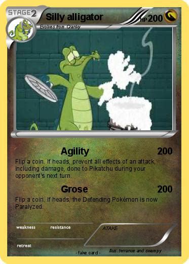 Pokémon Silly alligator - Agility - My Pokemon Card