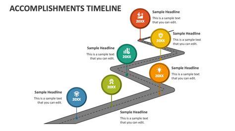 Accomplishments Timeline PowerPoint Presentation Slides - PPT Template