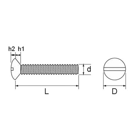 Slotted Raised Countersunk Head Screw DIN 964 Made Of PP Reichelt