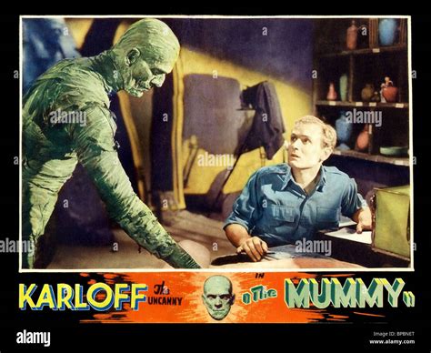 BORIS KARLOFF DAVID MANNERS la momia 1932 Fotografía de stock Alamy