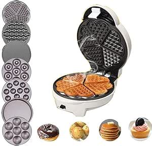 Waffle Maker With Removable Plates Automatic Multifunction Waffle