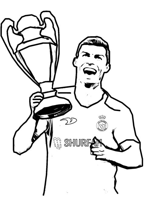 Dibujo De Cristiano Ronaldo Para Colorear Dibujos Para Colorear Imprimir Gratis