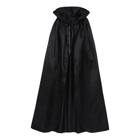 Cape gothique à capuche pour adultes Cosplay elfe sorcière carnaval