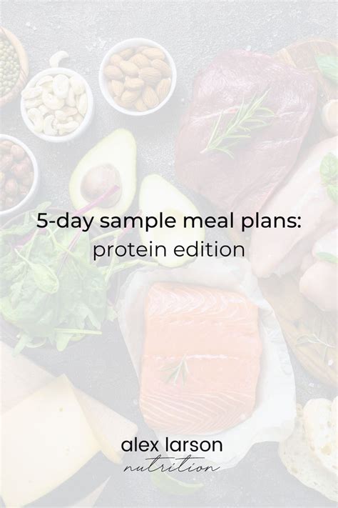 5 Sample High Protein Meal Plans For Endurance Athletes Written By A Sports Dietitian High