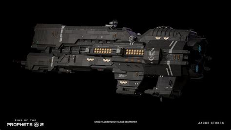 Artstation Sins Of The Prophets 2 Hillsborough Class Destroyer