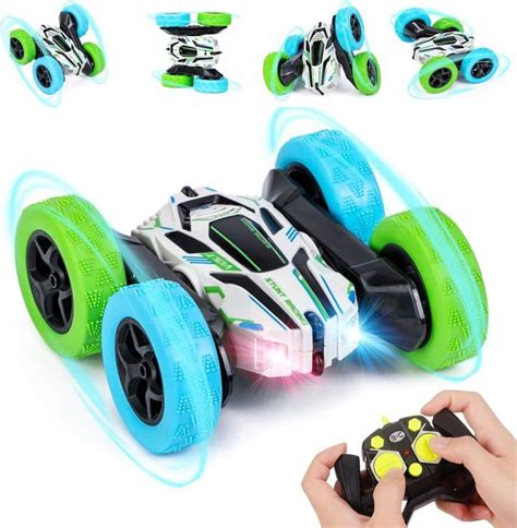 Rc Voiture Telecommand Enfant Rotation Stunt Car Voiture