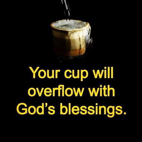 Overflowing With Blessings Overflowing Blessed Message Bible