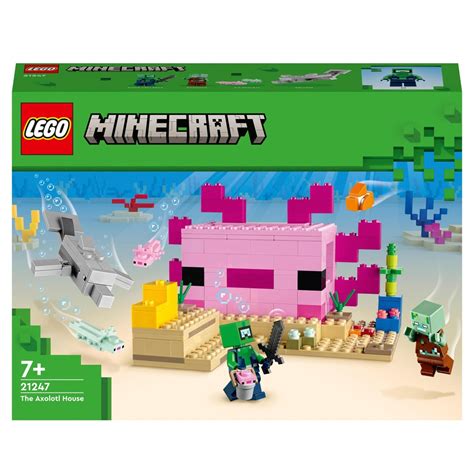 Lego Minecraft 21247 La Maison Axolotl Smyths Toys France