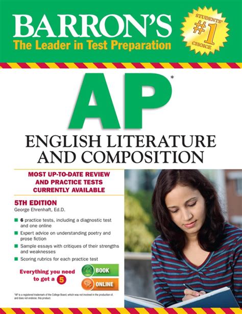 [sách] Barron’s Ap English Literature And Composition With 6 Practice Tests 5th Edition Barron