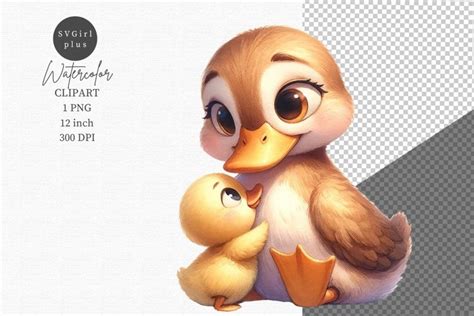 Mother's Day clipart, Duck clipart, Family clipart (3321377)