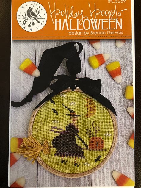 HOLIDAY Hoopla HALLOWEEN With Thy Needle Thread Brenda Gervais