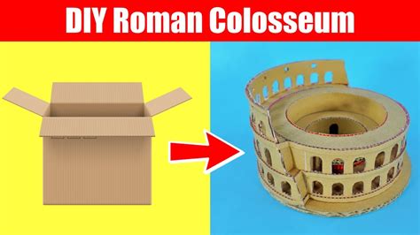 DIY Roman Colosseum How To Make Roman Colosseum YouTube