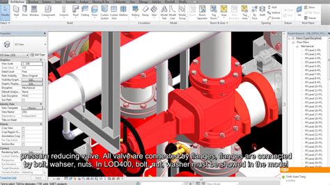 Revit Mep Fire Protection Lod400 Model Youtube