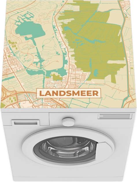 Wasmachine Beschermer Wasmachine Mat Kaart Plattegrond