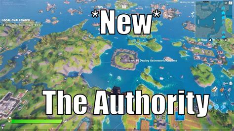 The Authority New Location Fortnite Season Chapter Youtube