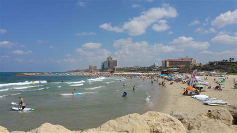 Herzliya marina and beach : Israel | Visions of Travel