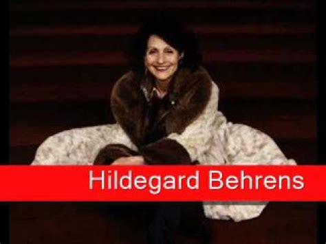 Hildegard Behrens Wagner Seigfried Ewig War Ich YouTube