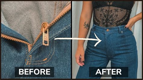 How To Fix Broken Jean Zipper FAST No Sewing Machine YouTube