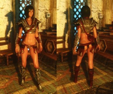 Sexy Vanilla Female Armor For Unp And Sevenbase With Bbp At Skyrim