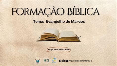 Arquidiocese de Porto Velho Formação Bíblica 2024