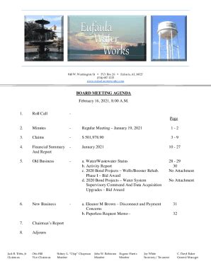 Fillable Online Water Wastewater Status Fax Email Print PdfFiller