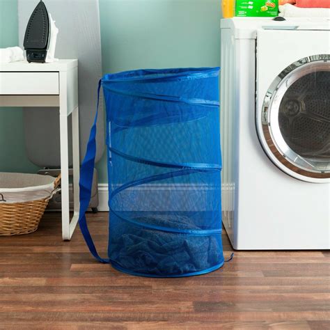 Sunbeam New Mesh Barrel Pop Up Laundry Hamper