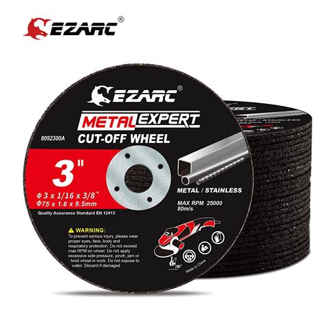 Ezarc Cut Off Wheels Pcs Mm X Mm X Mm Cutting Wheel Metal