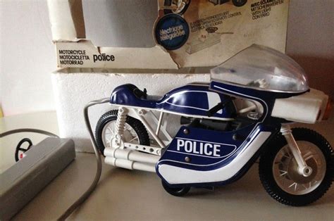 Jouet Moto Police Filoguide Joustra Ceji Vintage Ebay