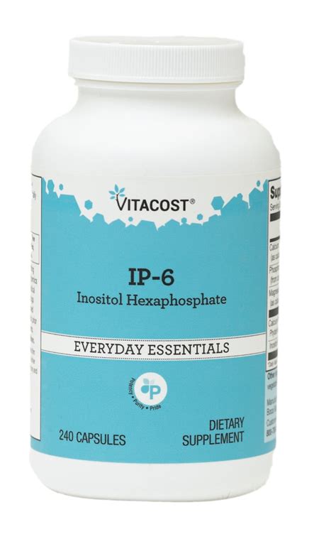 Vitacost Ip 6 Inositol Hexaphosphate 240 Capsules Vitacost