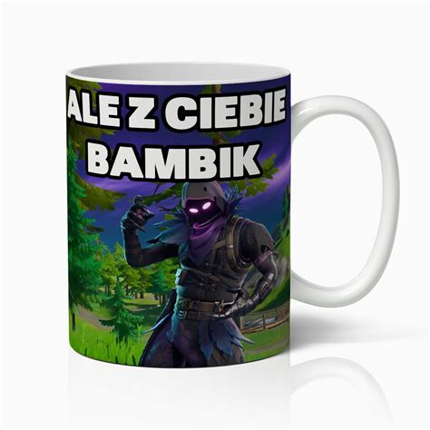 KUBEK FORTNITE ALE Z CIEBIE BAMBIK DLA GRACZA PREZENT 330 ML