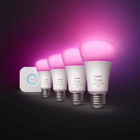 Philips Hue 75 Watt Equivalent A19 Smart Wi Fi LED Color Changing Light