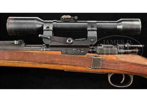 Mauser K98 Bcd 4 Sniper Rifle 8mm With Long Rail Scope And Can