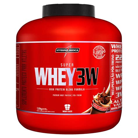 Super Whey 3w 1 8 Kg Integralmédica Chocolate Netshoes