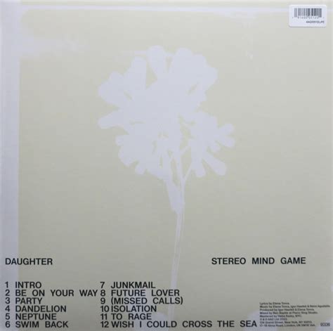 Daughter Stereo Mind Game Colour Eco Vinyl Lp 2023 Uk Indie