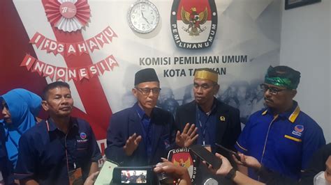 Fokus Borneo Partai Nasdem Tarakan Daftarkan Caleg Ke Kpu Ada