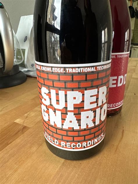 Field Recordings Wine Super Gnario Usa California Central Coast