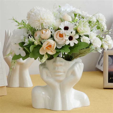 Head Vases For Sale Human Body Shape Vase Ceramic Vase Pottery Flower