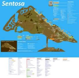 Maps Of Sentosa Island Singapore