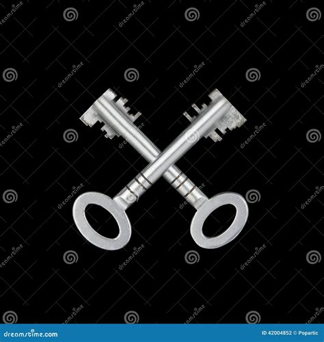 Crossed Keys Stock Photo Image Of Bright Close Sign 42004852