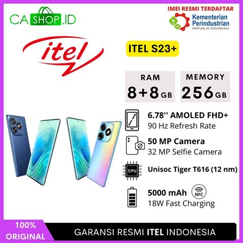 Jual Itel S Series S23 Plus 8GB 256GB S23 8GB 128GB 8GB