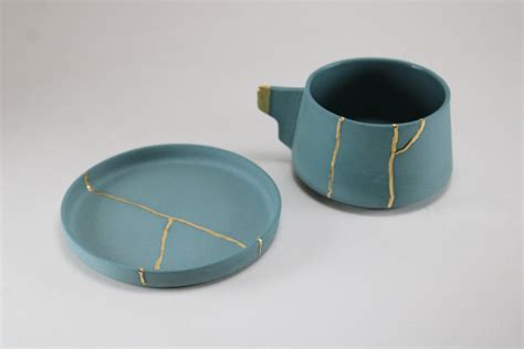 Kintsugi Gift Set Kintsugi Cup Kintsugi Wellness Cup Matcha Etsy