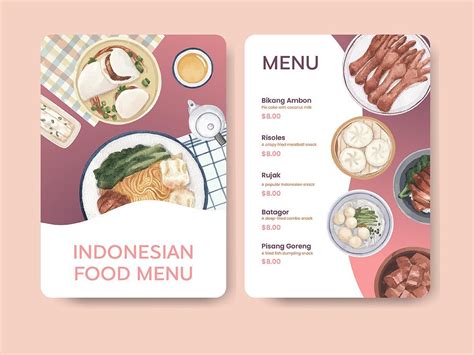 7 Contoh Desain Menu Makanan Simple Dan Gampang Dibuat Moka Blog