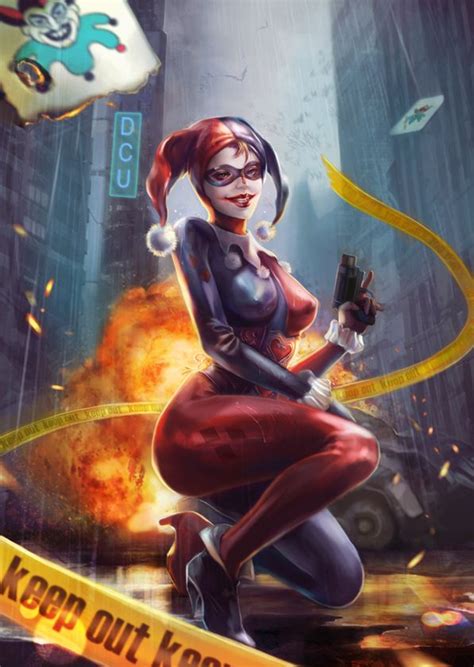 Harley Quinn By Jiuge On Deviantart Harley Quinn Art Harley Quinn Joker And Harley