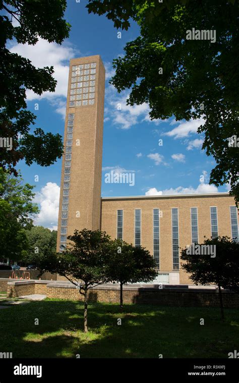 First Christian Church Designed By Eliel Saarinen And Dedicated In 1942