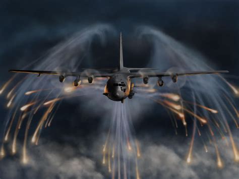 Us Ac130 Spectre Gunship Spooky By Xantheunwinart On Deviantart