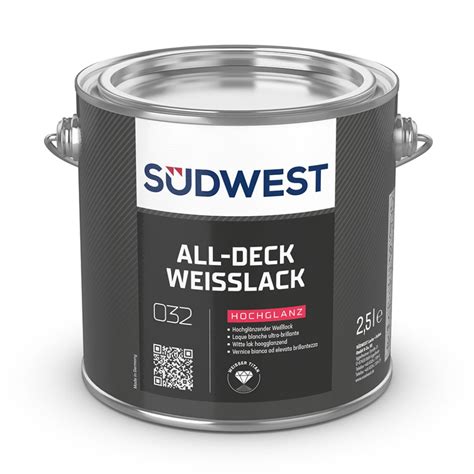 S Dwest All Deck Wei Lack Hochglanz Weiss Und Buntlacke Lacke