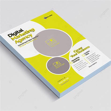 Digital Marketing Agency Flyer Template For Free Download Vector Template Download On Pngtree