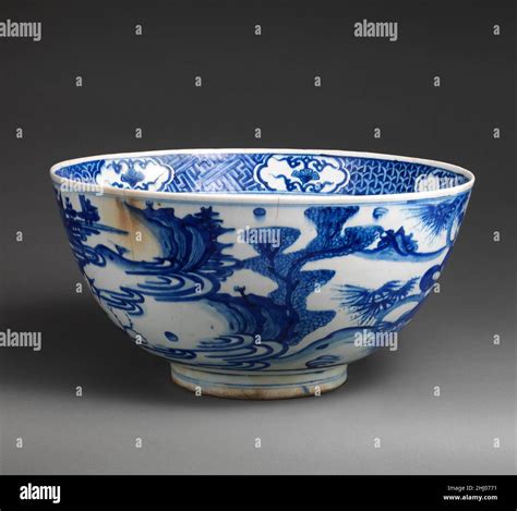 Imitation Blue And White Bowl 17th Century Like So Many Ceramics